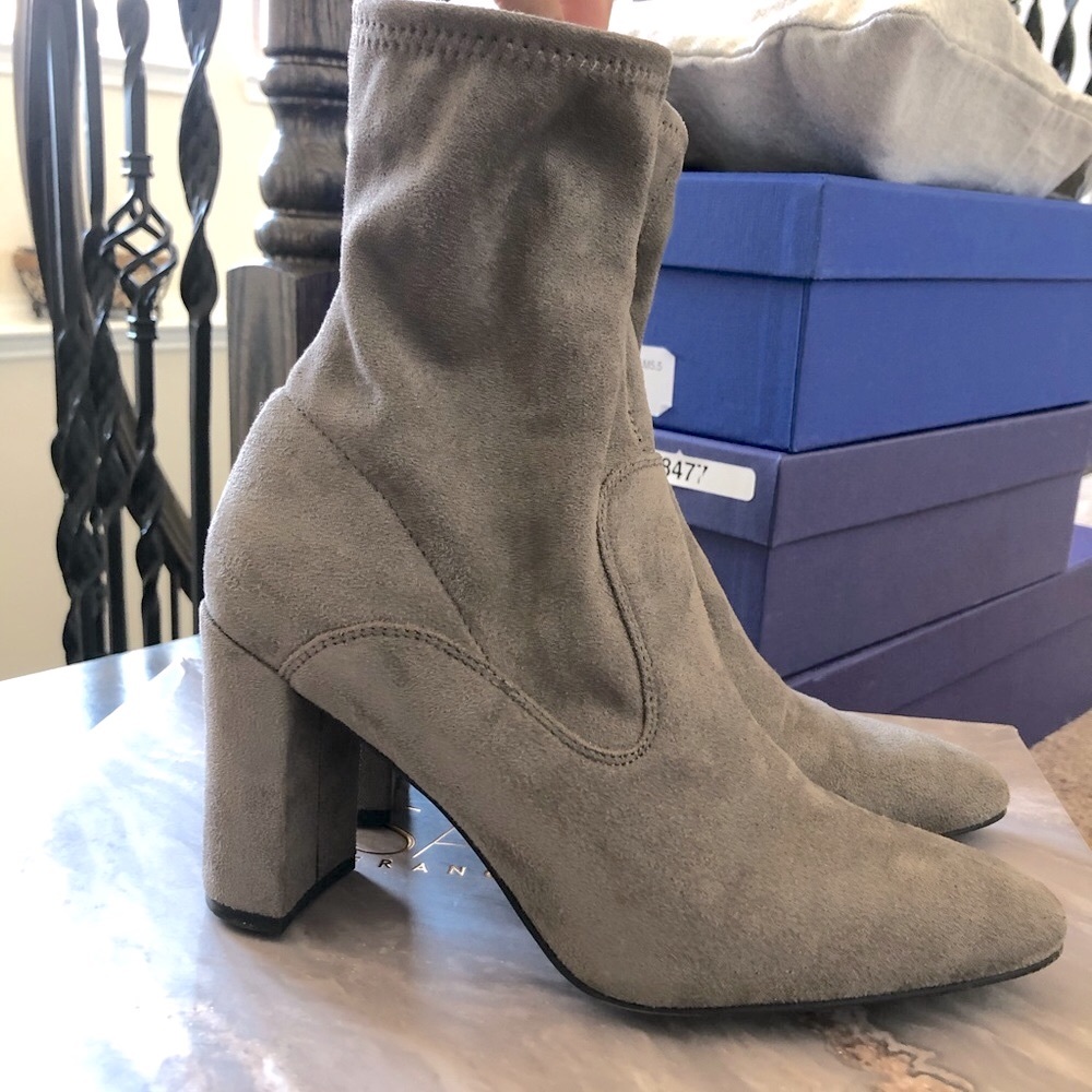 Grey Sock Bootie